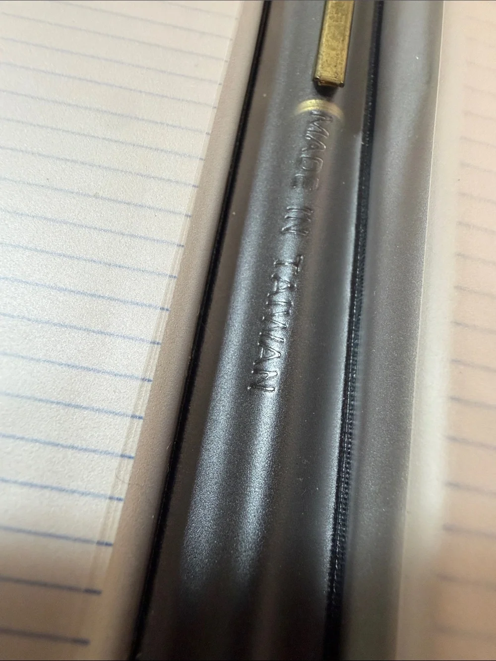 Vintage JAZ Paris Pulsar Black Pocket Address Book Organizer With Pen